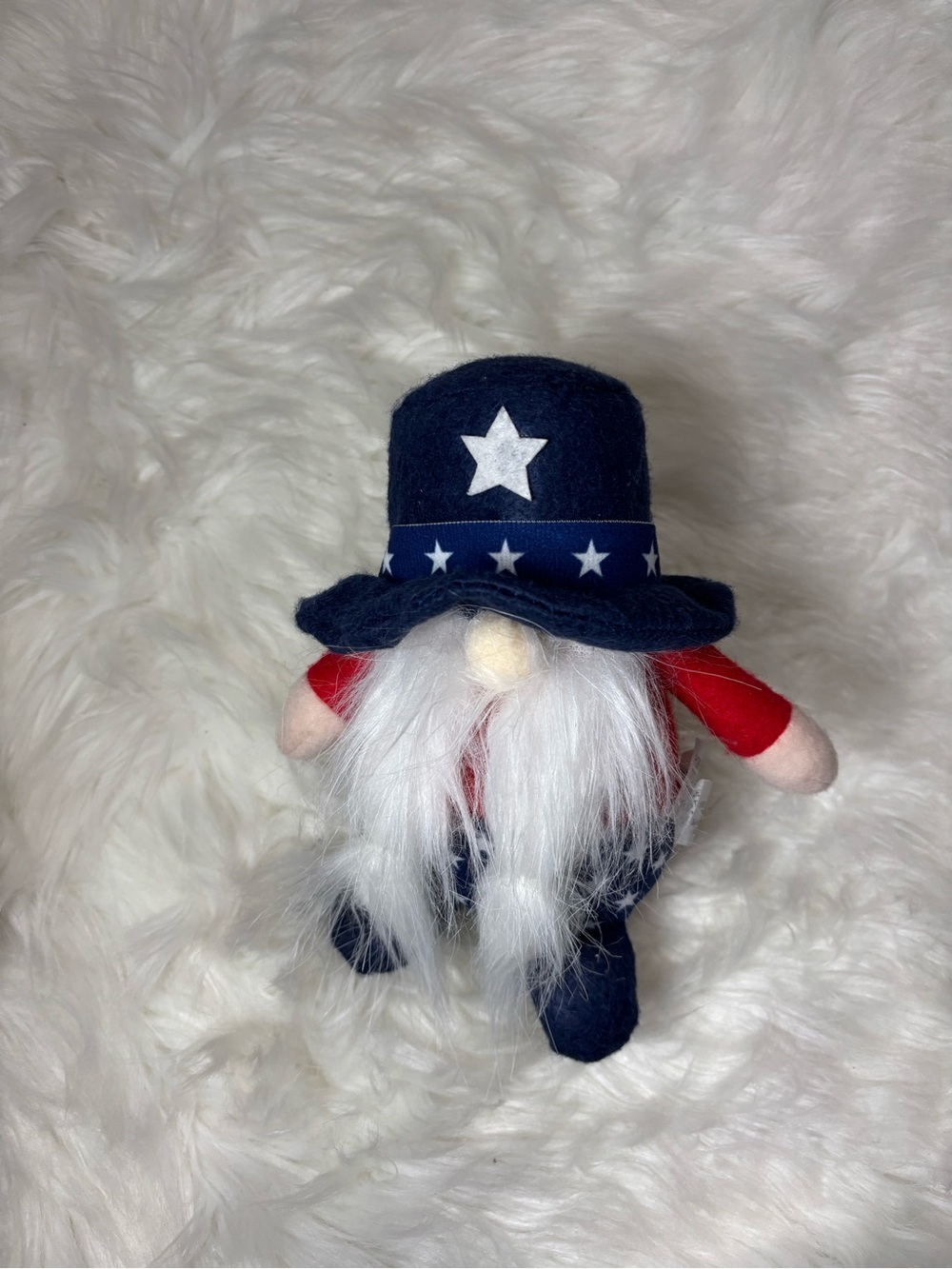 Hobby Lobby‎ Red & Navy Star Gnome Plush